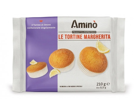 AMINO' LE TORTINE MARGHERITA 4 PEZZI DA 52,5 G - farmagiri