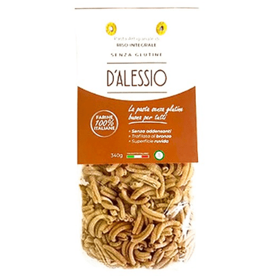 DALESSIO CASERECCE CORTE DI RISO INTEGRALE 340 G - farmagiri