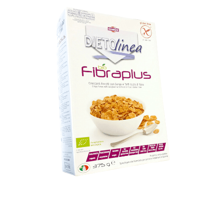 DIETOLINEA FIBRA PLUS FIBRA FLAKES FIOCCHI DI SORGO E TEFF SENZA GLUTINE 375 G - farmagiri