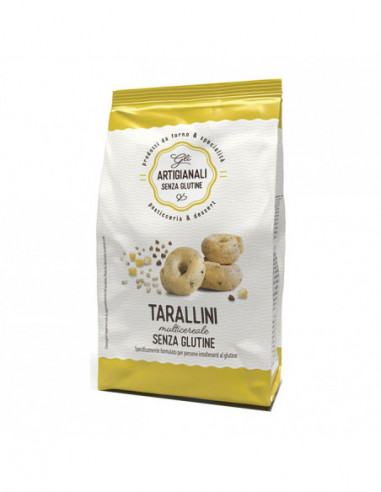 GLI ARTIGIANALI SENZA GLUTINE TARALLINI MULTICEREALI 100 G - farmagiri