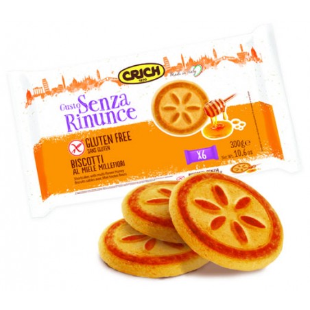 GUSTO SENZA RINUNCE BISCOTTI MIELE MILLEFIORI 300 G - farmagiri