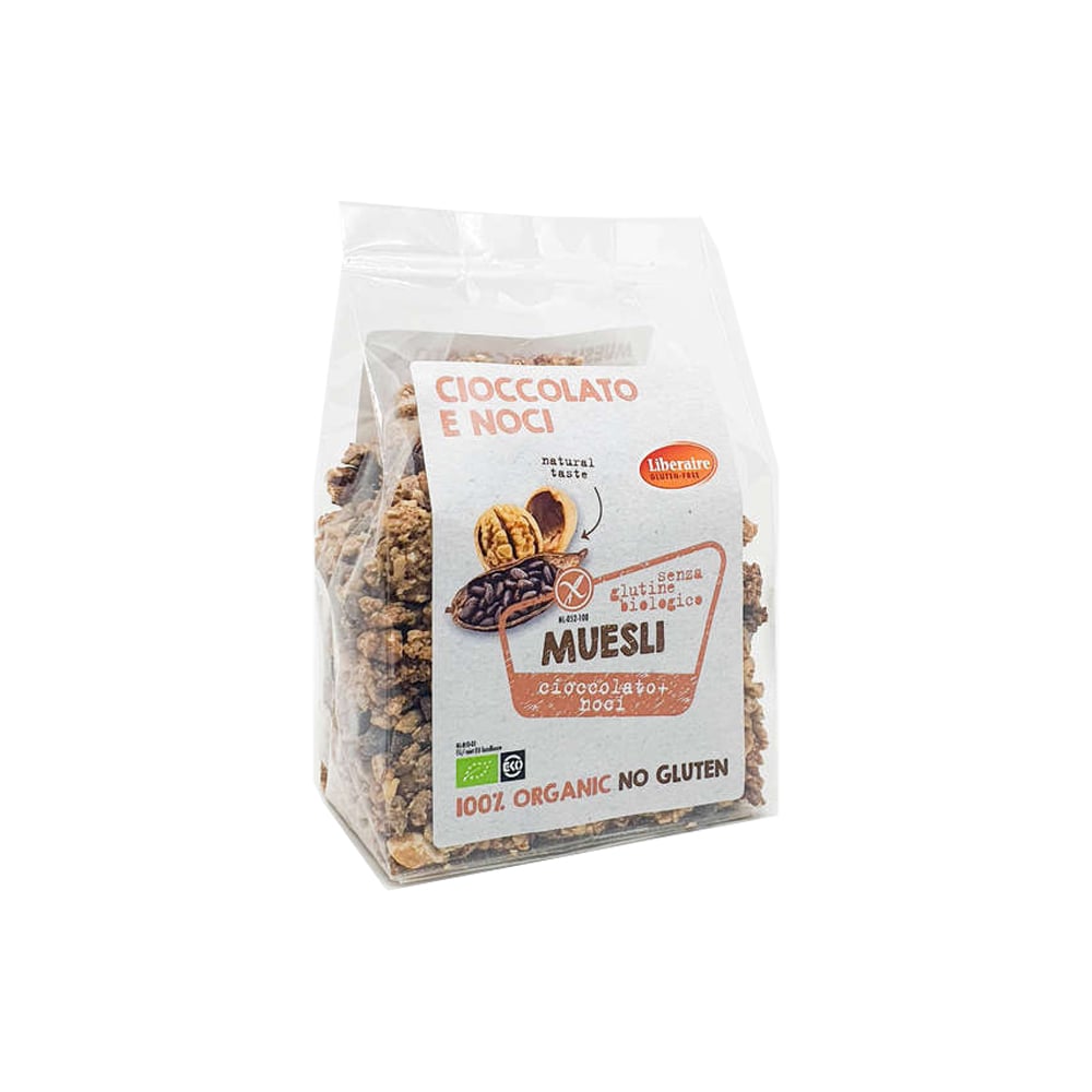 LIBERAIRE MUESLI CIOCCOLATO E NOCI BIOLOGICO 300 G - farmagiri
