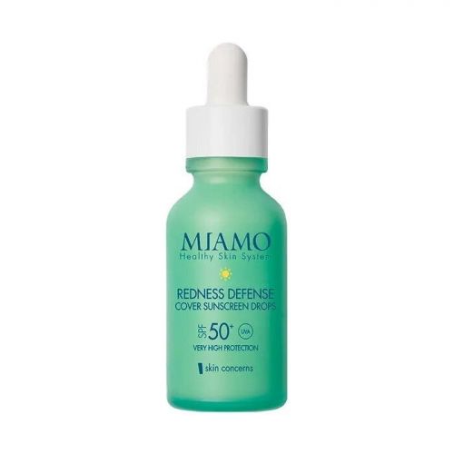 MIAMO SKIN CONCERNS REDNESS DEFENSE COVER SUNSCREEN DROPS 30 ML - farmagiri