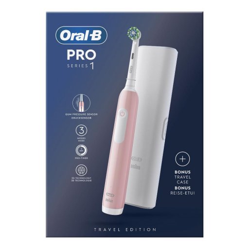 ORALB PRO 1 ROSA SPAZZOLINO ELETTRICO+TC - farmagiri