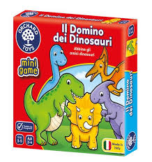 ORCHARD TOYS MINI GAME DOMINO DINOSAURI - farmagiri