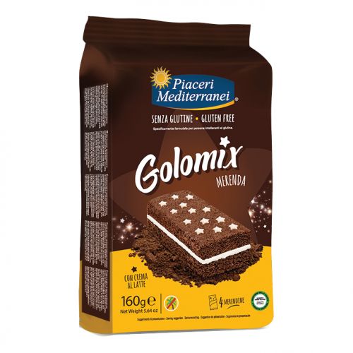 PIACERI MEDITERRANEI GOLOMIX MERENDA 4 PEZZI DA 40 G - farmagiri