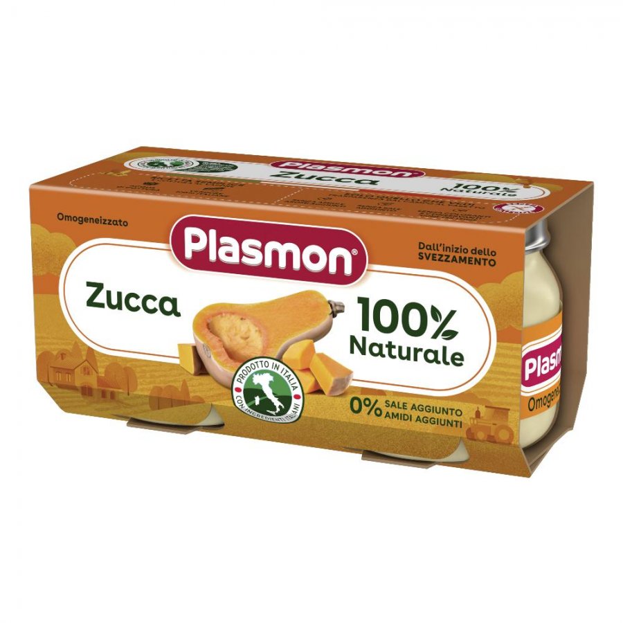 PLASMON OMOGENEIZZATO ZUCCA 2 X 80 G - farmagiri