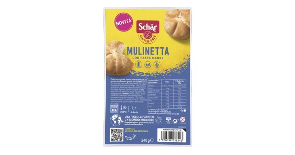 SCHAR MULINETTA 4 PEZZI DA 60 G - farmagiri