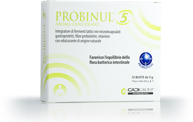PROBINUL 5 12 BUSTINE 5 G AROMA CIOCCOLATO - farmagiri