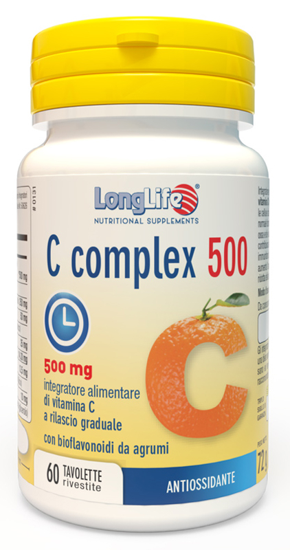 LONGLIFE C COMPLEX 500 TIME RELEASED 60 TAVOLETTE RIVESTITE - farmagiri