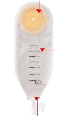 SACCA PER DRENAGGIO DELLE FERITE STERILE COLOPLAST CAPACITA' MIDI 300ML 10 PEZZI ARTICOLO 2215 - farmagiri
