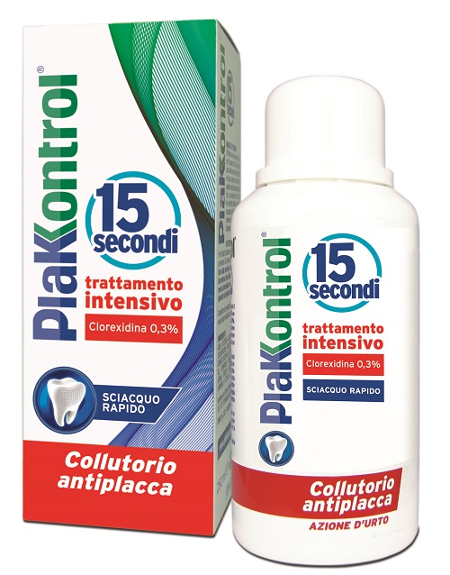 PLAKKONTROL 15 SECONDI COLLUTORIO 250 ML - farmagiri
