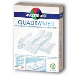 CEROTTO MASTER-AID QUADRA DERMOATTIVO FORMATI ASSORTITI 40 PEZZI - farmagiri