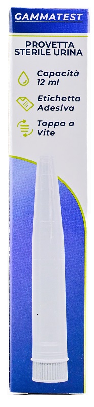 PROVETTA STERILE PER URINA 12ML GAMMADIS - farmagiri