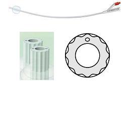 CATETERE VESCICALE IN SILICONE PROFILCATH PLUS SCANALATO 2 VIE CH18 LUNGHEZZA 31 CM PUNTA CILINDRICA 2 FORI CONTRAPPOSTI PALLONCINO 5 ML 1 PEZZO - farmagiri