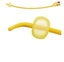 CATETERE FOLEY A MEDIA PERMANENZA  RUSCH GOLD PLUS A 2 VIE IN SILKOLATEX LATTICE-SILICONE PER ADULTO CH22 LUNGHEZZA 40 CM PUNTA CILINDRICA A 2 FORI PALLONCINO 5-15 ML 1 PEZZO - farmagiri