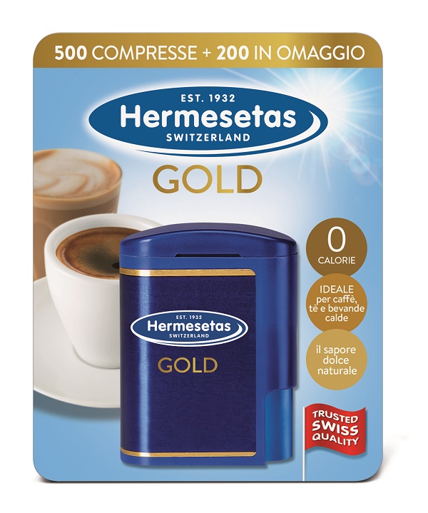 HERMESETAS GOLD 500+200 COMPRESSE 35 G - farmagiri