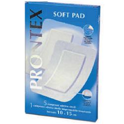 GARZA COMPRESSA PRONTEX SOFT PAD AUTOADESIVA 10X15CM 6 PEZZI - farmagiri