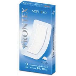 GARZA COMPRESSA PRONTEX SOFT PAD AUTOADESIVA 10X20CM 2 PEZZI - farmagiri
