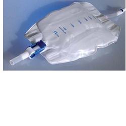 SACCA RACCOGLI URINA DA GAMBA PER INCONTINENZA IN PVC 750 ML TUBO RACCORDO DIRITTO 10 CM+RUBINETTO SCARICO+VALVOLA ANTIREFLUSSO+2 FASCE A BOTTONI 30 PEZZI - farmagiri