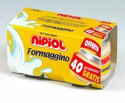 NIPIOL OMOGENEIZZATO FORMAGGINO 80 G 2 PEZZI - farmagiri