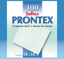 GARZA IN TESSUTO NON TESSUTO PRONTEX SOFT 10X10CM 100 PEZZI - farmagiri