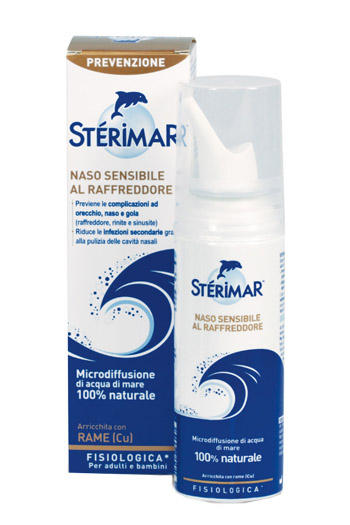 STERIMAR NASO SENSIBILE AL RAFFREDDORE ACQUA DI MARE SPRAY 100 ML - farmagiri