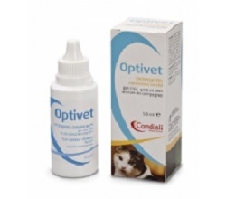 OPTIVET DETERGENTE PER OCCHI PER CANI E GATTI FLACONE 50 ML - farmagiri