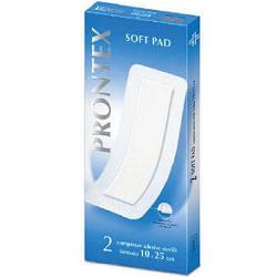 GARZA COMPRESSA PRONTEX SOFT PAD 10X25 CM 2 PEZZI - farmagiri
