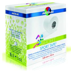 NASTRO AUTOADESIVO ANELASTICO PER FASCIATURE DI SOSTEGNO E TAPING MASTER-AID SPORT 3,8X10 - farmagiri