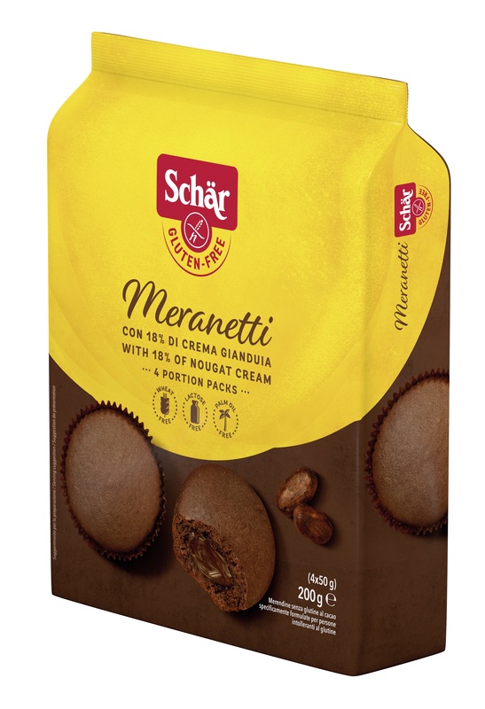 SCHAR MERANETTI CON CREMA GIANDUIA 4 PEZZI DA 50 G - farmagiri