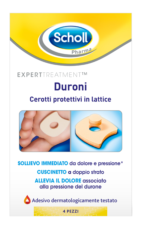 CEROTTO PROTETTIVO PER DURONI SCHOLL IN LATTICE 4 PEZZI - farmagiri