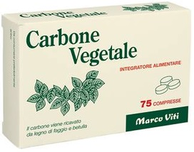 CARBONE VEGETALE 25 COMPRESSE - farmagiri