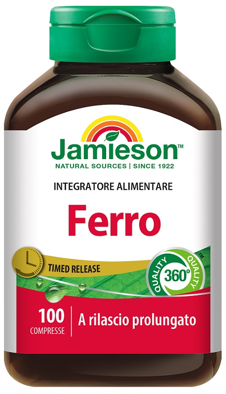 JAMIESON FERRO A RILASCIO PROLUNGATO 100 COMPRESSE - farmagiri