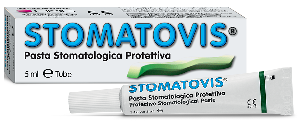 PASTA STOMATOLOGICA PROTETTIVA STOMATOVIS STOMATITI AFTOSE 5 ML - farmagiri