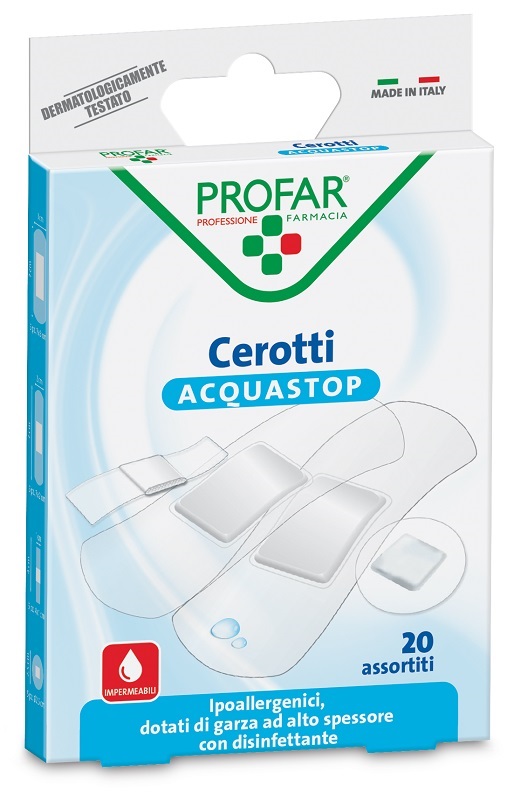 CEROTTO ACQUASTOP ASSORTITI PROFAR 20 PEZZI - farmagiri