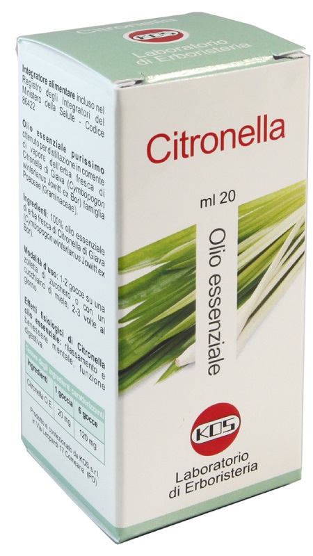 CITRONELLA OLIO ESSENZIALE 20 ML - farmagiri