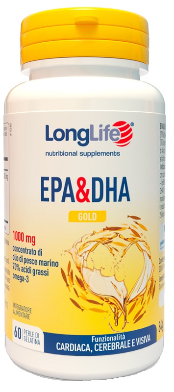LONGLIFE EPA DHA GOLD 60 PERLE - farmagiri