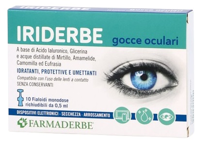 IRIDERBE GOCCE OCULARI MONODOSI 10 FLACONCINI DA 0,5ML - farmagiri