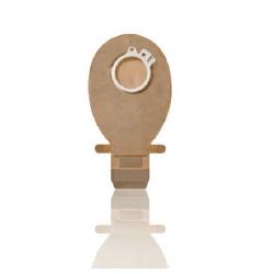 SACCA PER ILEOSTOMIA SISTEMA A 2 PEZZI SENSURA CLICK APERTA RICOPERTA IN TNT FORO 50MM CAPACITA' 650ML 30 PEZZI - farmagiri