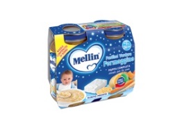 MELLIN BABY CENA COMPLETA FORMAGGINO PASTICA 2 PEZZI DA 200 G - farmagiri