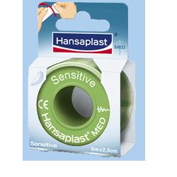 CEROTTO ROCCHETTO HANSAPLAST SENSITIVE 5MX2,50CM 1 PEZZO - farmagiri