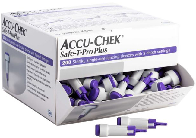 LANCETTE PUNGIDITO ACCU-CHEK SAFE T PRO PLUS PD 200 PEZZI - farmagiri