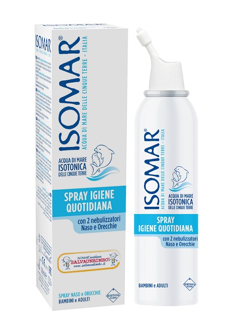 SOLUZIONE ACQUA DI MARE ISOMAR SPRAY IGIENE QUOTIDIANA 100 ML - farmagiri