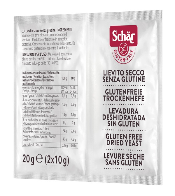 SCHAR LIEVITO SECCO 2 BUSTINE DA 10 G - farmagiri