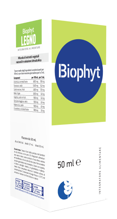 BIOPHYT LEGNO 50 ML SOLUZIONE IDROALCOLICA - farmagiri