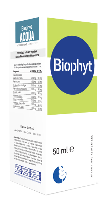 BIOPHYT ACQUA 50 ML SOLUZIONE IDROALCOLICA - farmagiri