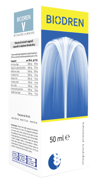 BIODREN V 50 ML SOLUZIONE IDROALCOLICA - farmagiri