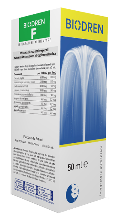 BIODREN F 50 ML SOLUZIONE IDROALCOLICA - farmagiri