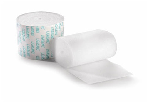 MEDICAZIONE LIGASANO ASSORBENTE IN POLIURETANO NON STERILE STRUTTURA A NIDO D'APE 300X5CM ALTEZZA 3MM 12 PEZZI - farmagiri